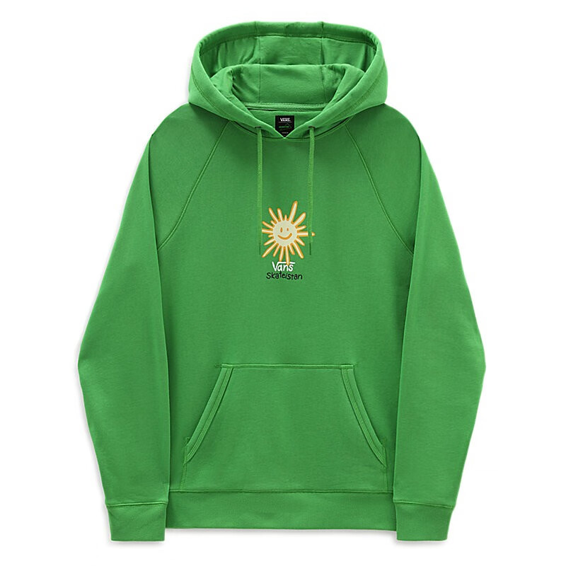 Vans Solid Color Green Pullover Hoodie VN0A49SNYXF