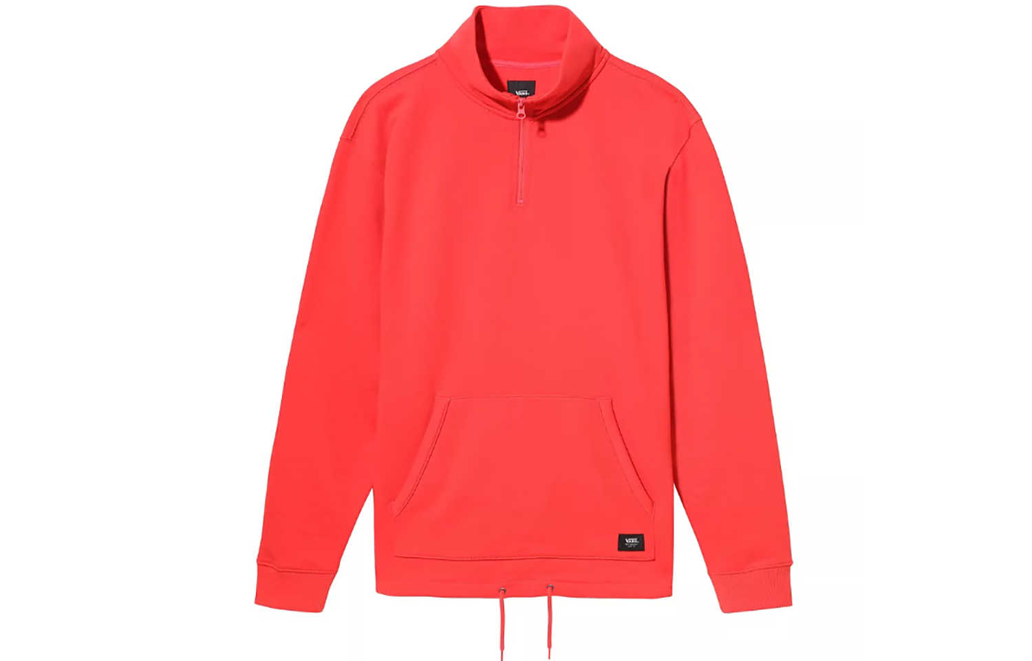 Vans Solid Color Half-Zip Pullover Sweatshirt Red VN0A3HPY0HI