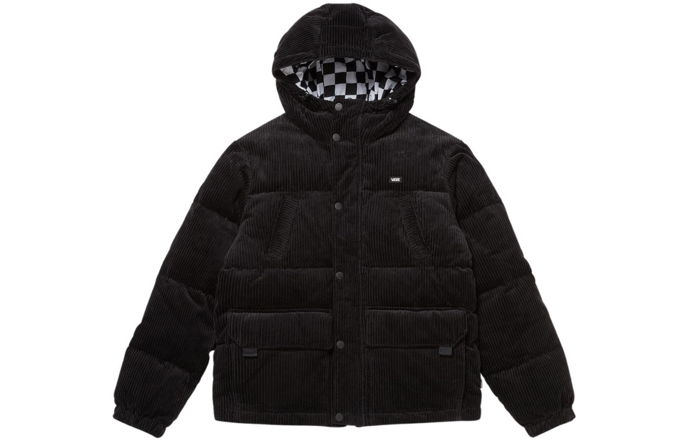 Vans Solid Color Hooded Jacket Black VN000FC9BLK