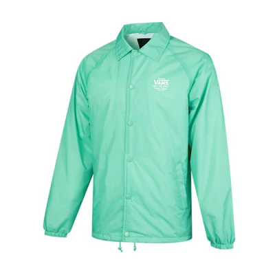 Vans Solid Color Long-Sleeve Button-Up Jacket Light Green VN0002MUJ29