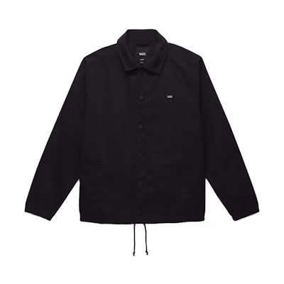 Vans Solid Color Loose-Fit Long-Sleeve Jacket - Black VN0006DXBLK1