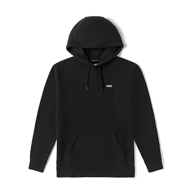 Vans Solid Color Pullover Hoodie Unisex Black VN0A4OOOBLK