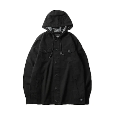 Vans Solid Color Zip-Up Hoodie Jacket - Black VNOA36JLBLK