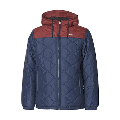 Vans Solid Color Zip Hoodie Jacket - Blue VN0A4RQIKF11