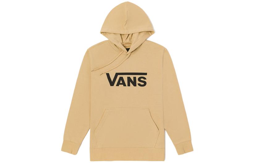 Vans Solid Logo Print Drawstring Hoodie Unisex - Terracotta VN0A4MM9YUU
