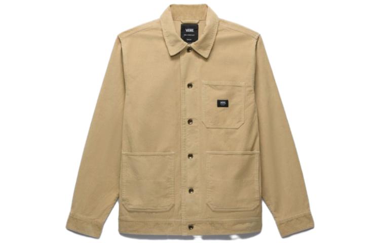 Vans Solid Logo Tactical Long Sleeve Jacket Khaki VN0A7SDRYUU