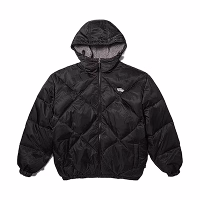 Vans Solid Logo Zip-Up Hoodie Jacket Unisex Black VN000FBZBLK
