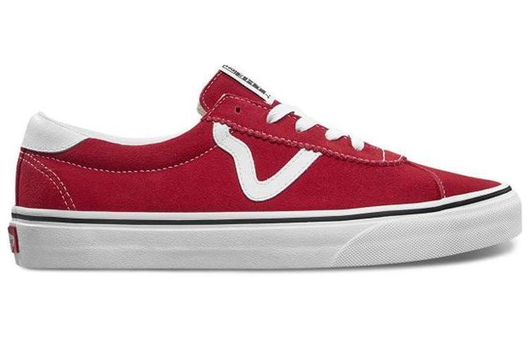Order Vans运动滑板鞋老旧经典'白红'款式 VN0A4BU6VYG