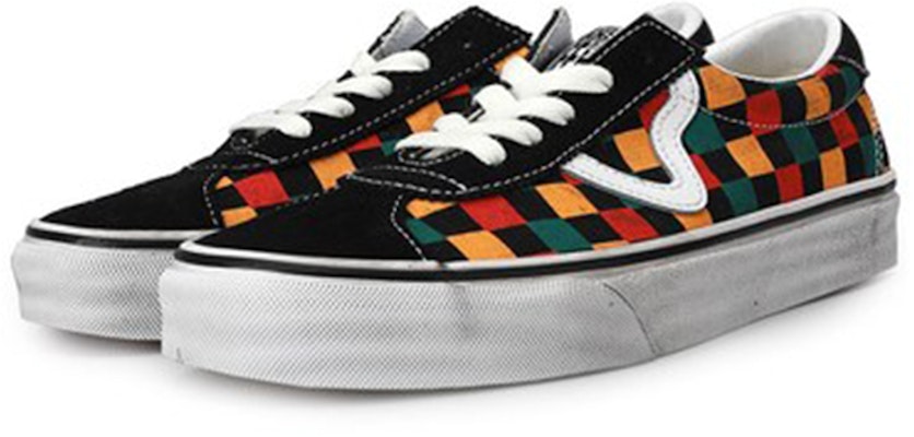 Vans Washed Sport 'Black Yellow Green' VN0A4BU6THN Lookbook Vans Washed Sport 'Black Yellow Green' VN0A4BU6THN