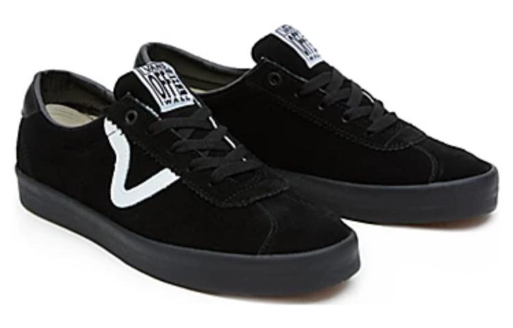 Shop Vans 经典黑色运动鞋 VN000CQRBKA