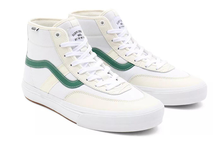 Lookbook バンズ スポーツ クロケット ハイ (白/緑) VN0A5JIG9BN