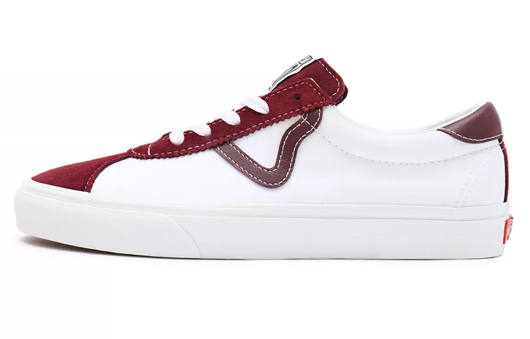 Vans Sport Lightweight Breathable Low Top Casual Skate Shoes White Red VN0A4BU69YI