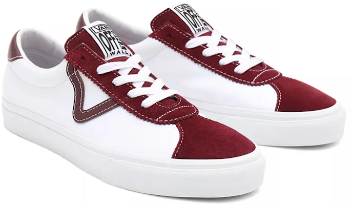 Vans Sport Chaussures Basses Légères Respirantes Skate Blanc Rouge VN0A4BU69YI Lookbook Vans Sport Chaussures Basses Légères Respirantes Skate Blanc Rouge VN0A4BU69YI