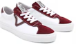 Lookbook Vans Sport Chaussures Basses Légères Respirantes Skate Blanc Rouge VN0A4BU69YI