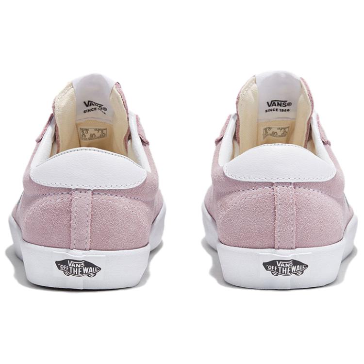 Shop Vans 舒適百搭 防滑耐磨 低幫 板鞋 男女同款 粉白