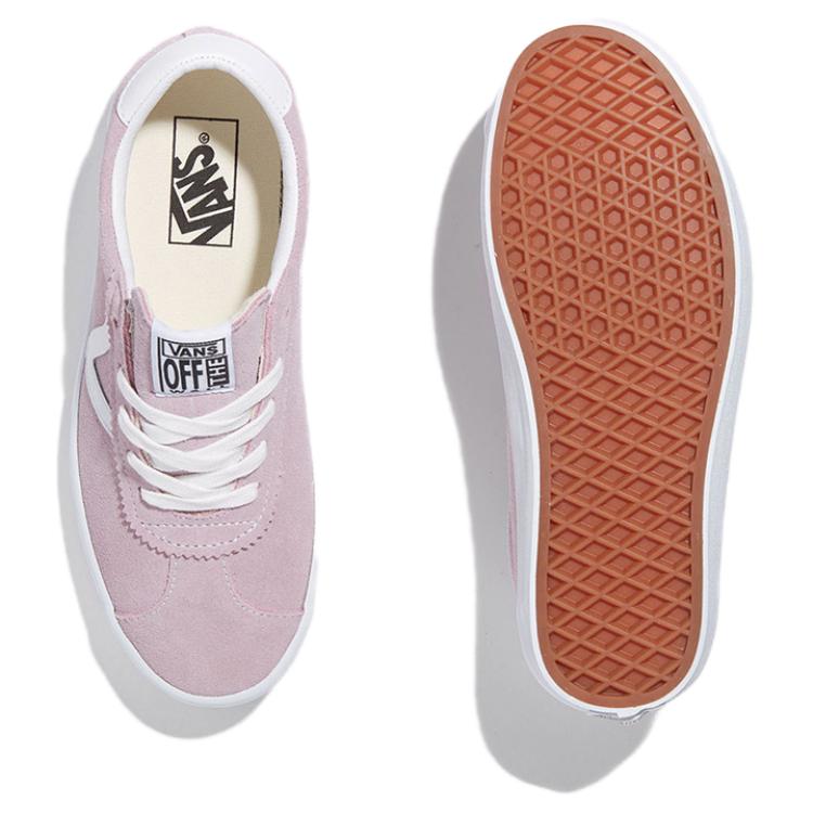 Purchase Vans 舒適百搭 防滑耐磨 低幫 板鞋 男女同款 粉白