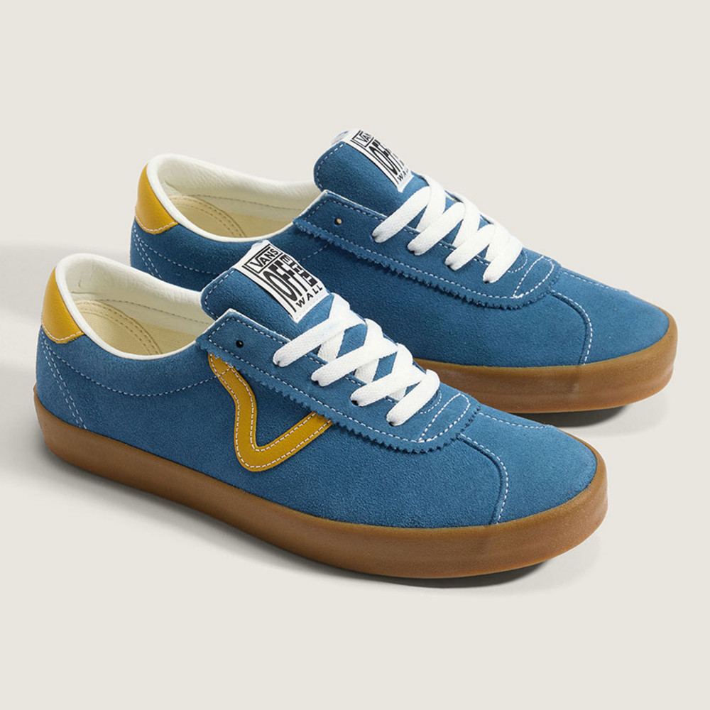 Order バンズ スポーツ ロー ブルー/イエロー カジュアル シューズ VN000D6NBYL