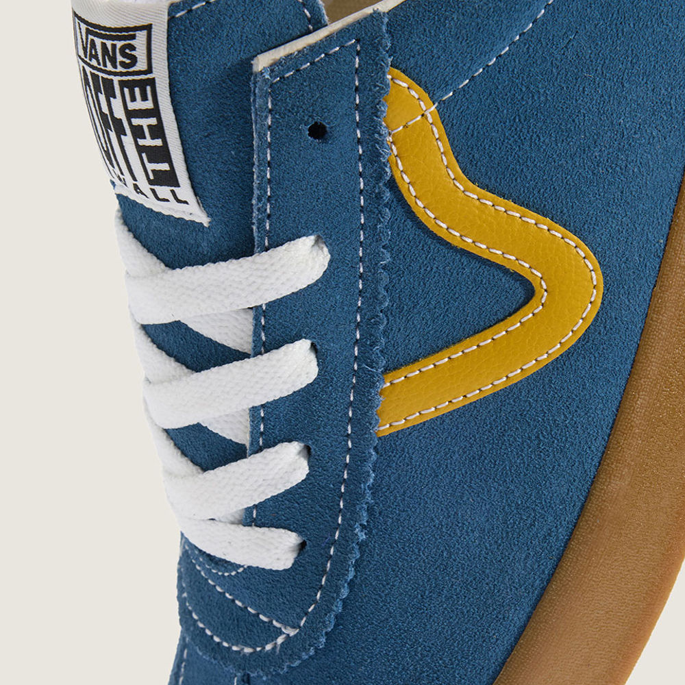 Purchase バンズ スポーツ ロー ブルー/イエロー カジュアル シューズ VN000D6NBYL