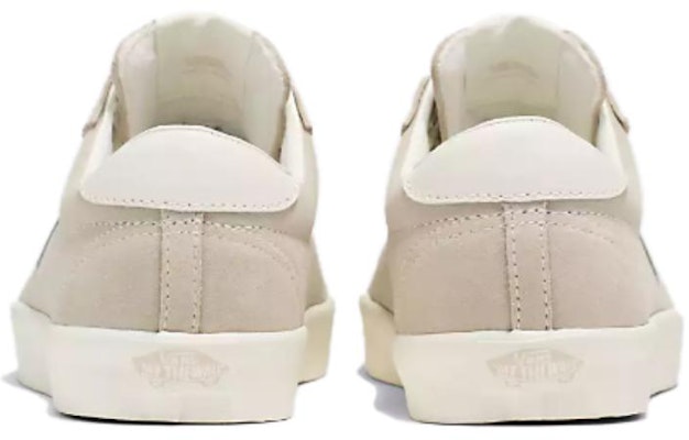 Vans Vans運動 防滑耐磨 低筒 滑板鞋 男女同款 米白色 Shop Vans Vans運動 防滑耐磨 低筒 滑板鞋 男女同款 米白色