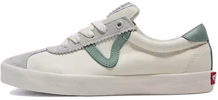 Vans Sport Low White Green Casual Sneakers - Lightweight & Durable. VN000CQRGRN Vans Sport Low White Green Casual Sneakers - Lightweight & Durable. VN000CQRGRN