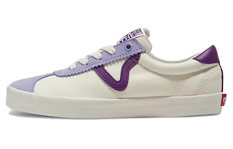 Vans Sport Low White Purple Casual Low-Top Skate Shoes Comfortable Durable VN000CTEPRP