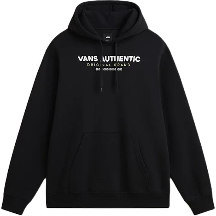 Vans Sport Pullover Hoodie Black Long Sleeve Loose Fit VN000H5KBLK