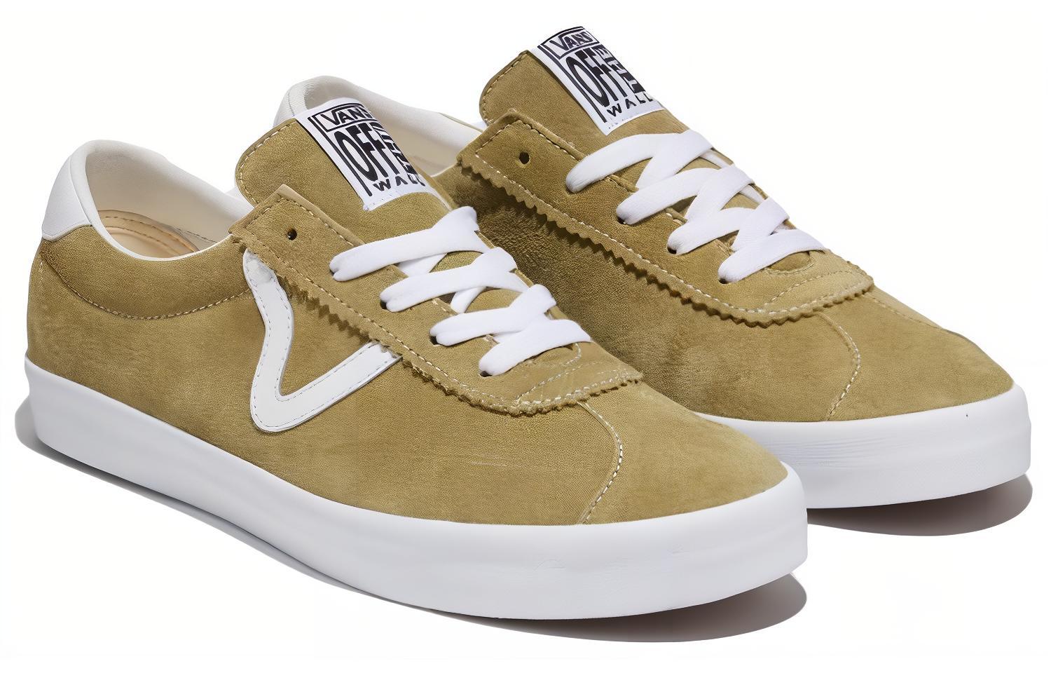 Lookbook Vans 包覆性減震耐磨透氣 低筒 板鞋 男款 褐色
