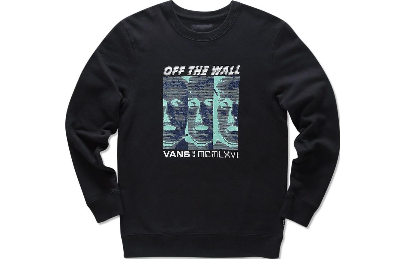 Vans SS23 Letter Graphic Pullover Hoodie Black VN0A33XYBLK