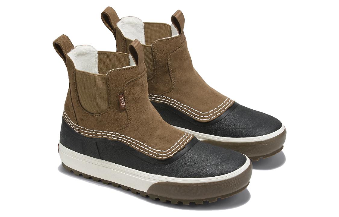 Lookbook Chaussures Vans Standard Mid Chelsea Snow MTE ''Marron Noir'' VN000CBHY49