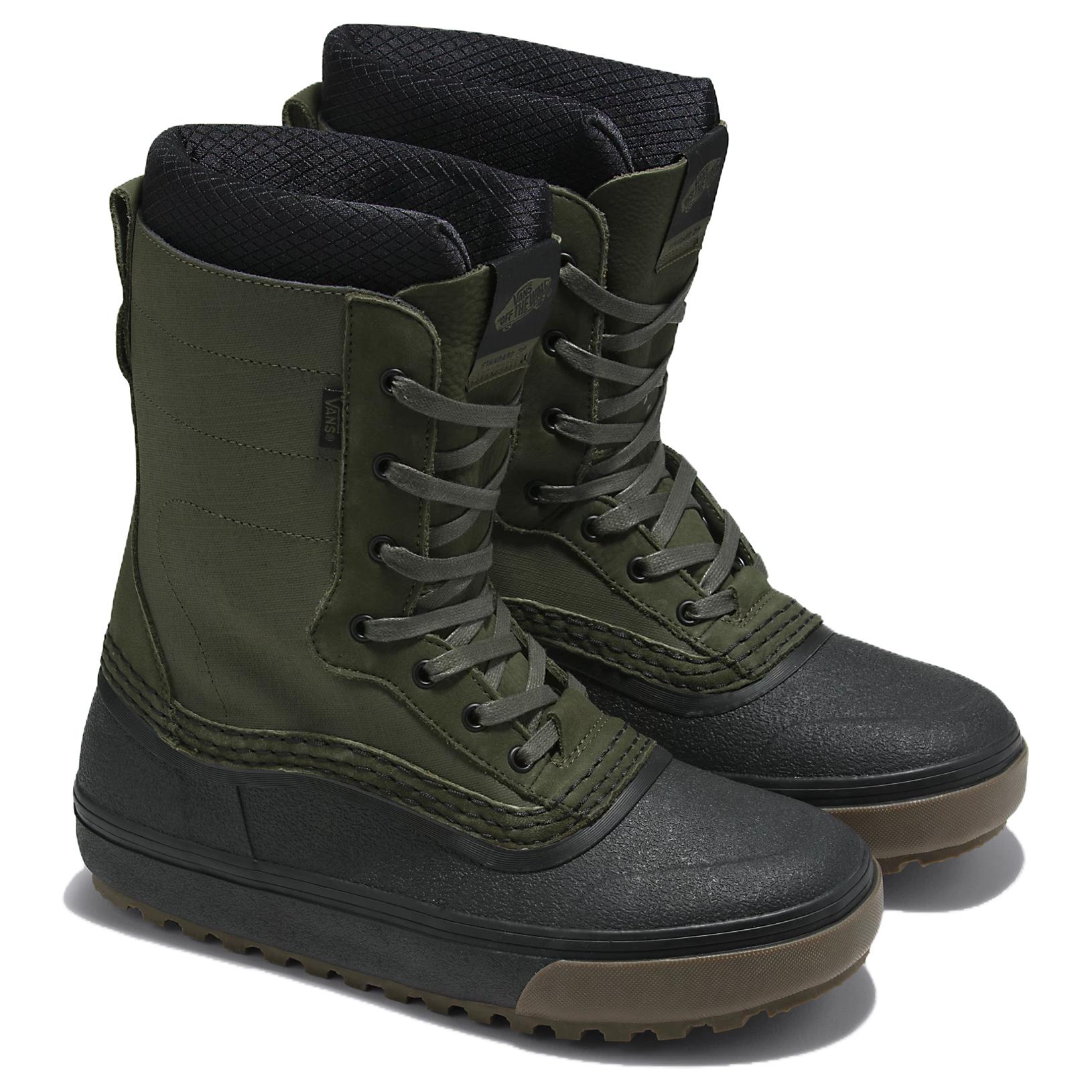 Lookbook Vans Standard Zip Snow Boot 'Black Green' VN0A5JI5KEK