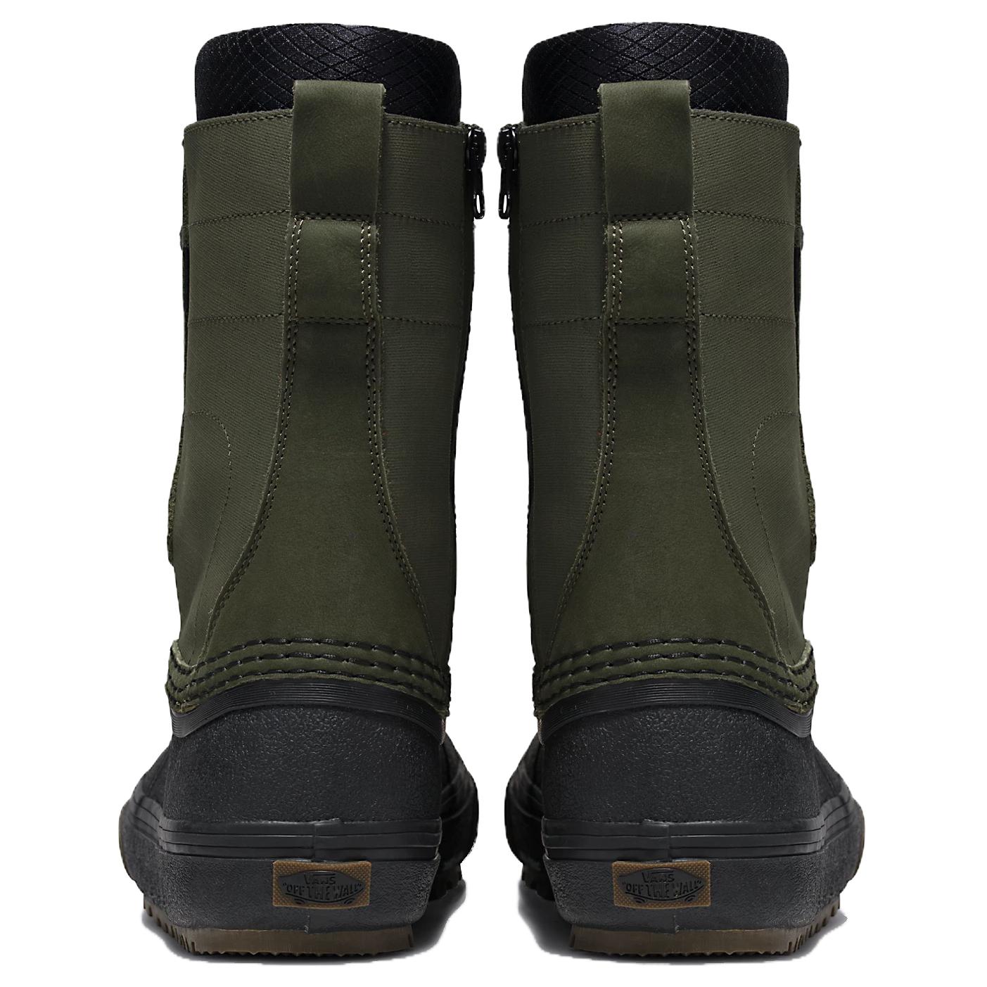 Shop Vans Standard Zip Snow Boot 'Black Green' VN0A5JI5KEK