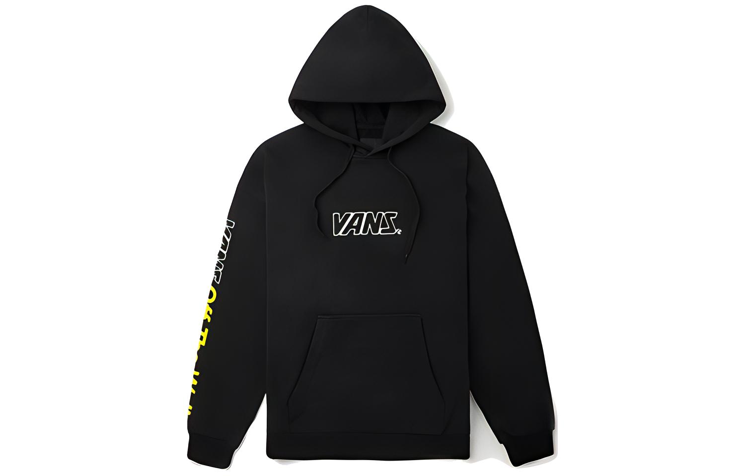 Vans Stiff Pass Logo Pullover Hoodie Black Unisex VN0A4BQNBLK