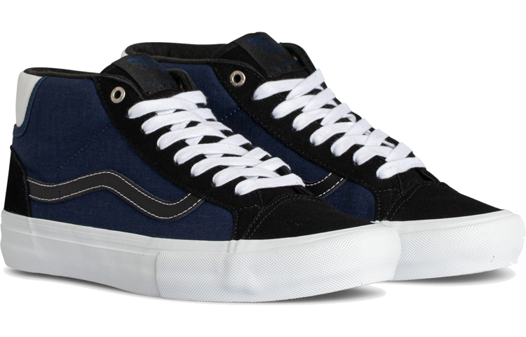 Order Vans Streetmachine x Mid Skool Pro 'Biru Hitam' VN0A3B15T4K