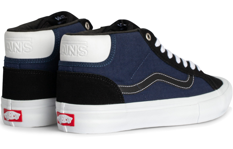 Lookbook Vans Streetmachine x Mid Skool Pro ''Bleu Noir''. VN0A3B15T4K