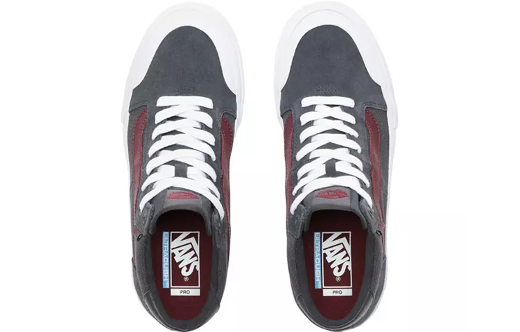 Shop Vans Style 112 Mid Pro Grau/Rot VN0A3DOVVGM