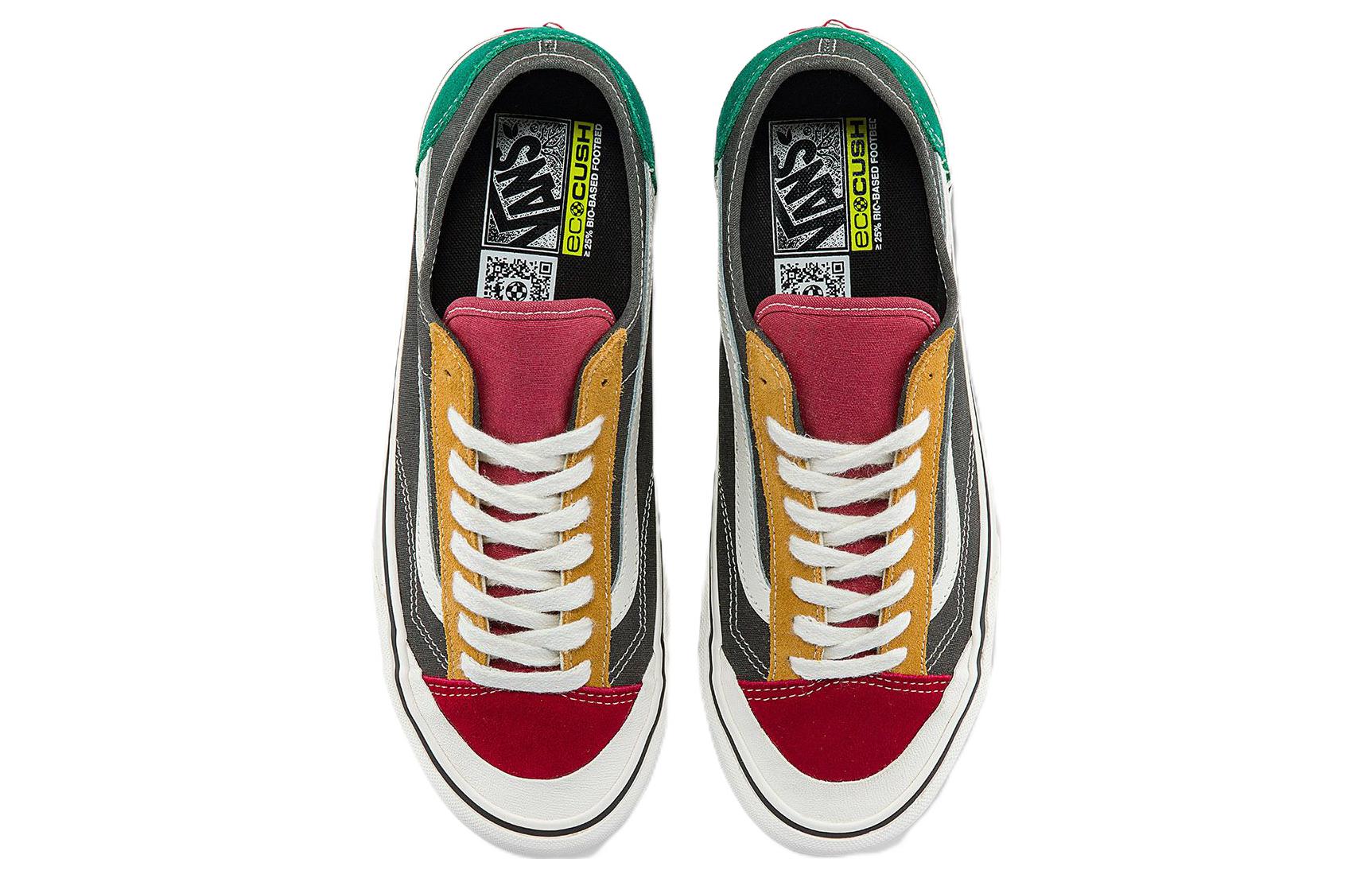 Lookbook Vans Style 136 Decon Vr3 SF ''Noir Vert Jaune'' VN0A4BX9448