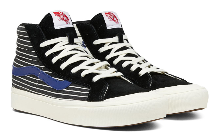 Lookbook Vans Style 138 LX ComfyCush Tinggi 'Hitam Checker' VN0A4BTKVQA