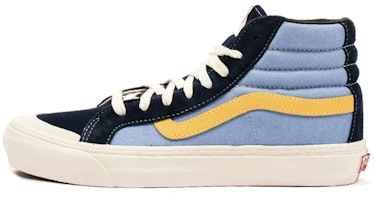 Vans Ua Og Style 138 Lx 'Yellow Blue' VN0A45KDTPE1 Vans Ua Og Style 138 Lx 'Yellow Blue' VN0A45KDTPE1