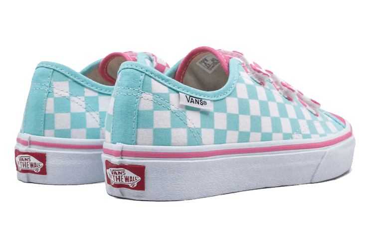 Lookbook 大童 Vans Style 23 V 休閒 耐磨 低筒 兒童板鞋 藍粉色