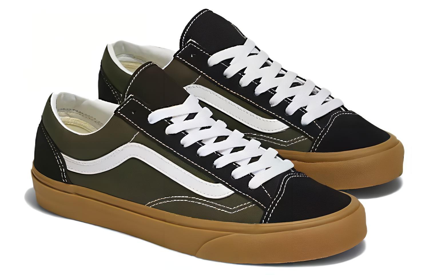 Lookbook Vans Style 36 2-Tone 'Negro Blanco Goma' Zapatillas VN0A54F6B9M