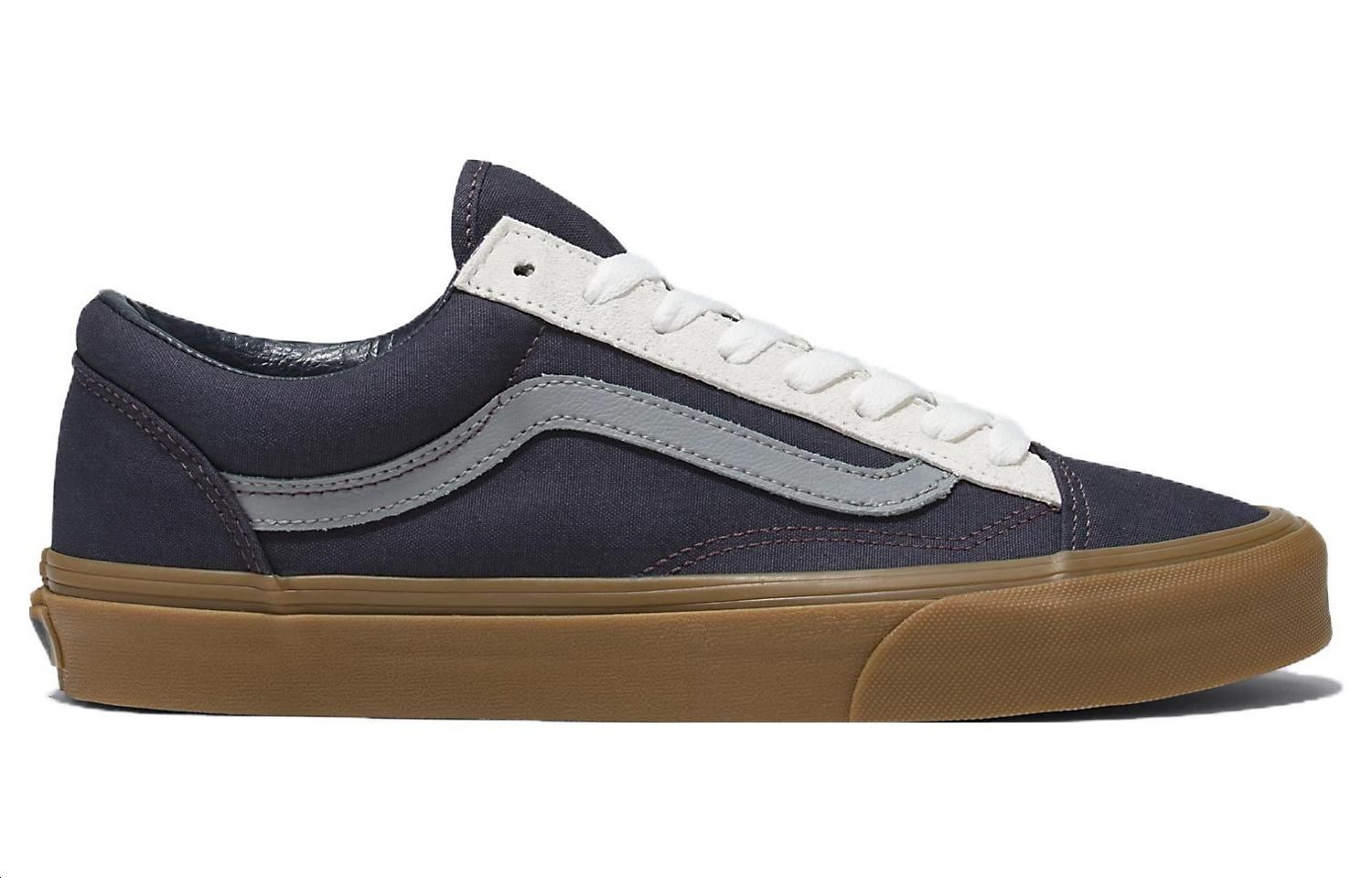 Order Vans Style 36 'Asphalt White' - Putih Gelap Jalur Vans VN0A54F6RP9