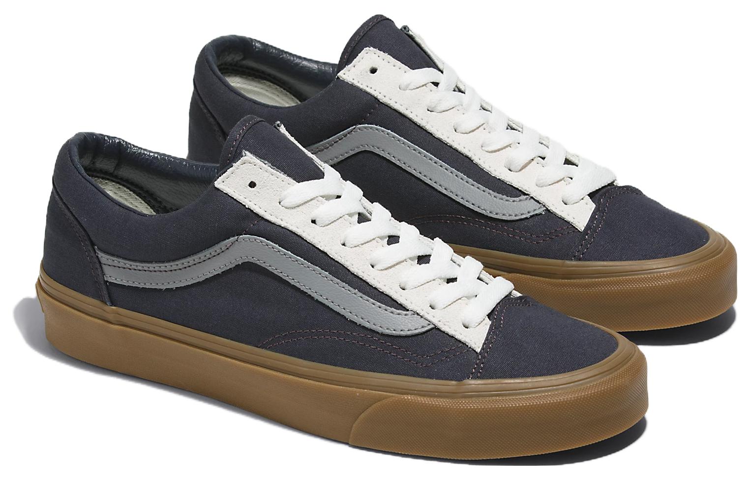 Lookbook Vans Style 36 'Asphalt White' - Putih Gelap Jalur Vans VN0A54F6RP9