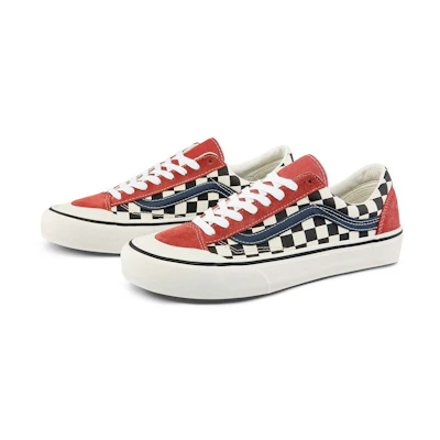 Vans Style 36 'Black Red Checkerboard'