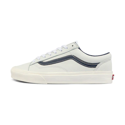 Vans Style 36 Low Tops Skateboarding Shoes Unisex White Blue Contrasting Colors