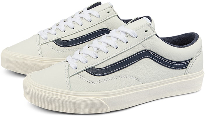 スニーカー New Balance Sneakers Vans Style 36 ローカット 白青コントラスト (Vans Style 36