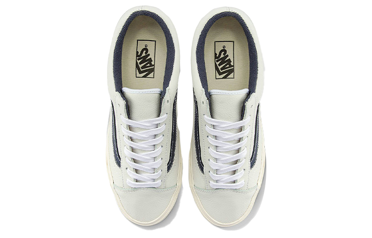 Lookbook 万斯Style 36低帮男女滑板鞋 白蓝撞色 VN0A3DZ3YY2