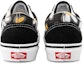 Shop Vansスタイル36レトロカジュアルスケートシューズユニセックスブラックプリント 'ブラックイエローホワイト' VN0A38G22T6 VN0A38G22T6