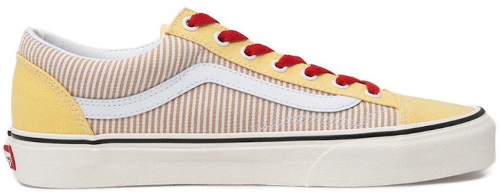 Vans Mismatch Style 36 Mix and Match Stripes Floral 'White Yellow' VN0A3DZ3WS7 Order Vans Mismatch Style 36 Mix and Match Stripes Floral 'White Yellow' VN0A3DZ3WS7