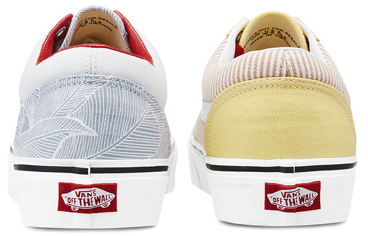Purchase Vans Mismatch Style 36 Mix and Match Stripes Floral 'White Yellow' VN0A3DZ3WS7