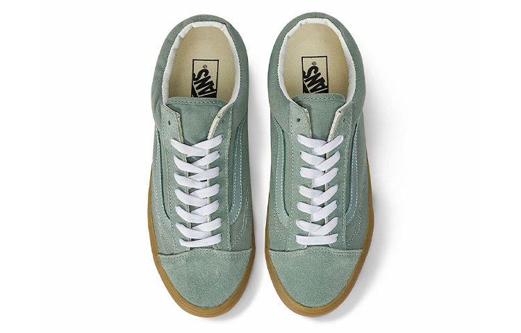 Lookbook 반스 스타일 36 레트로 로우탑 스케이트화 유니섹스 그린 VN0A54F6YV2 VN0A54F6YV2